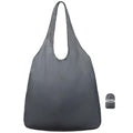 Nanobag Ultralight Foldable Tote for Women & Men, Reusable Grocery & Travel Bag, Packable Collapsible Compact Market Essential (Standard Gray)