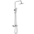 Shower System,High Pressure Rainfall Shower Head,Handheld Shower Head and Shower Faucet Valve,Thermostatic Bathroom Luxury Rain Mixer Shower Combo Set,Wall Mounted
