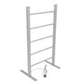 5-Bar Freestanding Towel Warmer Heated Towel Rack and Drying Rack Home Bathroom 100W Electric Towel Drying Rack Hot Towel Rack