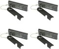 Magnesium Fire Starter Waterproof Fire Steel for Camping, Hiking, Hunting, Backpacking,Outdoor Survival fire Striker Kit(4 Pack)