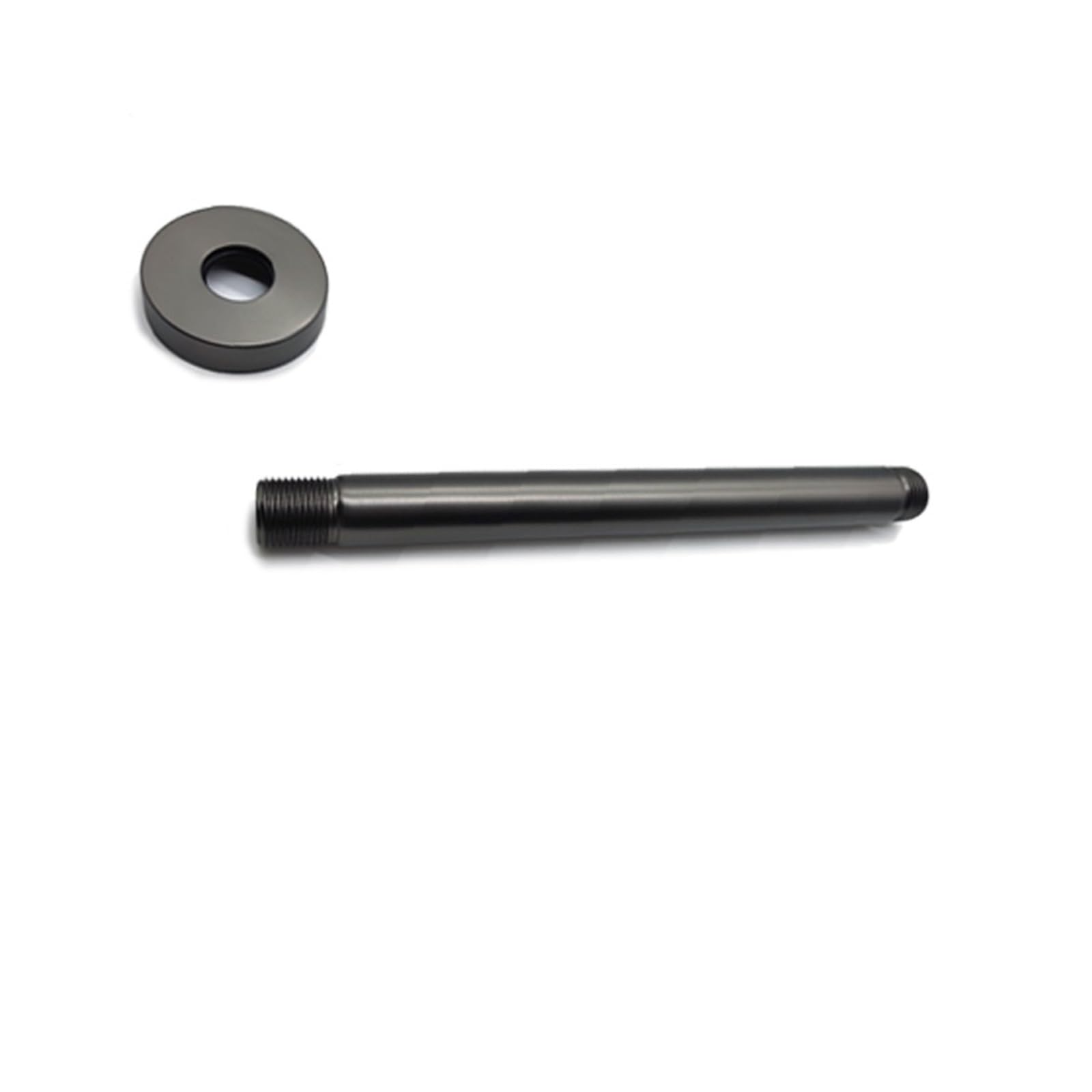 Gun Metal Black Dark Gray Ceiling Wall Mounted Overhead Shower Arm Set Head Shower Holder Square Round Stainless Steel