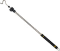 Clothes Hanger Reaching Hook Telescopic Adjustment clothes hook pole Light and can Extend from 37" to 65" with 4.7 "Hook and Sponge Handle.