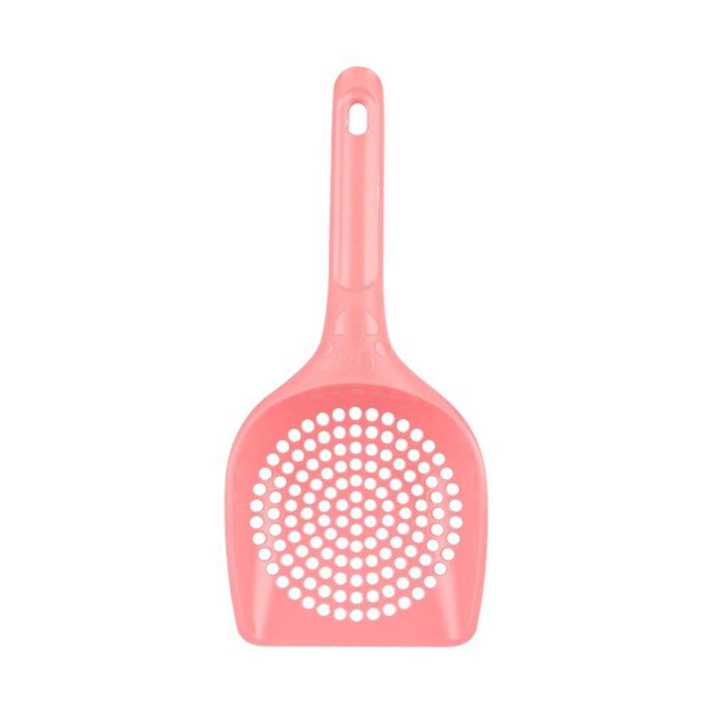 Pink Plastic Cat Litter Scoop Pet Care Sand Waste Scooper Shovel Hollow Cleaning Tool Pet Supplies Easy to Clean Cat Litter Scoops Litter and Housebreaking Pet Supplies