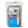 Crunchy & Creamy Cat Treats, Salmon Flavor, 16 oz, Provides 100% Complete and Balanced Nutrition for Adult Cats