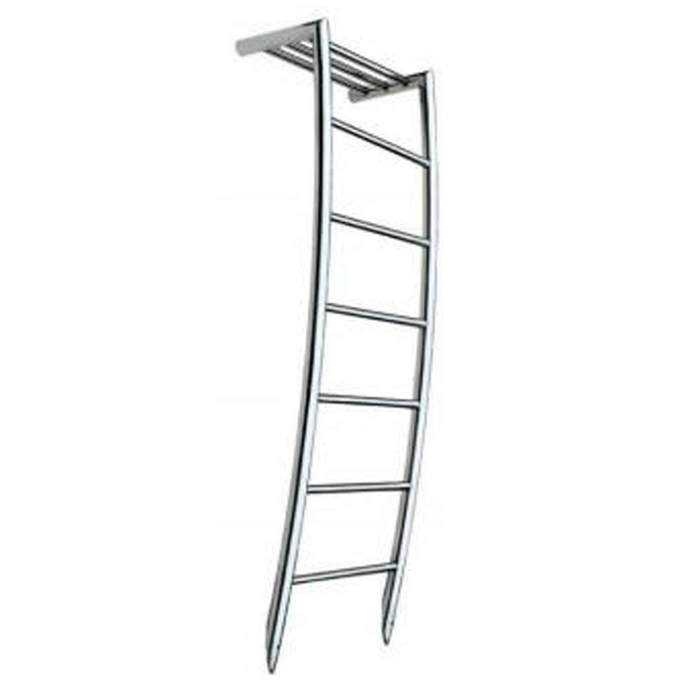 APUM Modern Wall Mounted Electric Towel Warmer in Polished Stainless Steel 60W Heater Tower Drying Rack for Bathrooms and Spa, 47 in X 18 in,Plugin