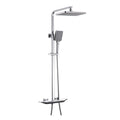 Shower System,Wall Mounted Bathroom Shower Faucet Set 3 Functions Shower Fixtures Liftable Shower Kit with Valve and 3 Modes Handheld Shower Head,Waterfall Bathtub Faucet