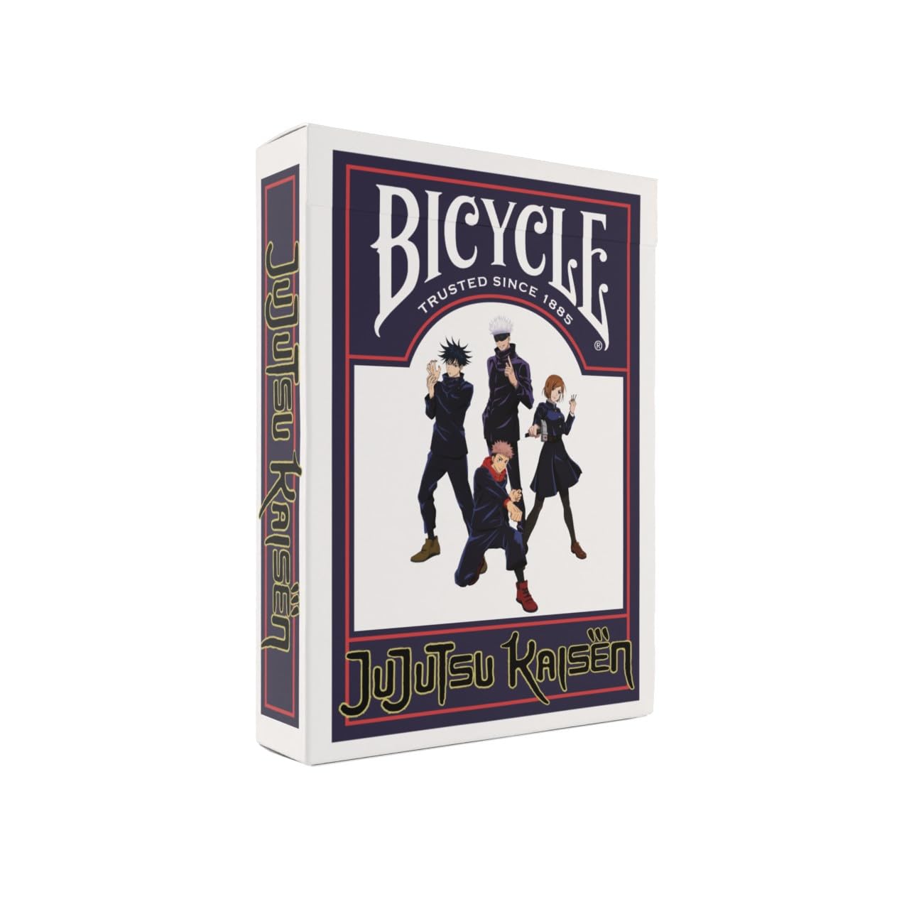 Bicycle Jujutsu Kaisen Collectible Standard 52 Deck of Cards, Poker Size, Anime Cartoon Gifts, Family & Kids Card Game Night