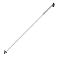 Breeo 40" Fire Pit Poker - Heavy-Duty Stainless Steel Outdoor Campfire Tool - Laser Welded Fireplace Stick with Leather Loop - Durable Camping & Fire Pit Equipment for Log Control & Grilling