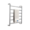 Bathroom Towel Drying Rack Electric with 6 Bar Wall Mounted Heated Drying Rack Stainless Steel Towel Warmer Built-in tat