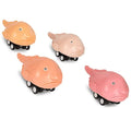 Accoutrements Archie McPhee Soft Vinyl Pull Back Racing Blobfish (4 Pack)