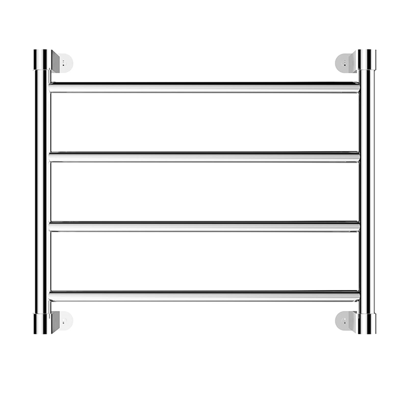 APUM Electric Towel Warmer, Wall Mounted Heated Towel Rack 4 Bar Stainless Steel Electric Towel Warmer Constant Temperature Heated Towel Rail for Bathroom