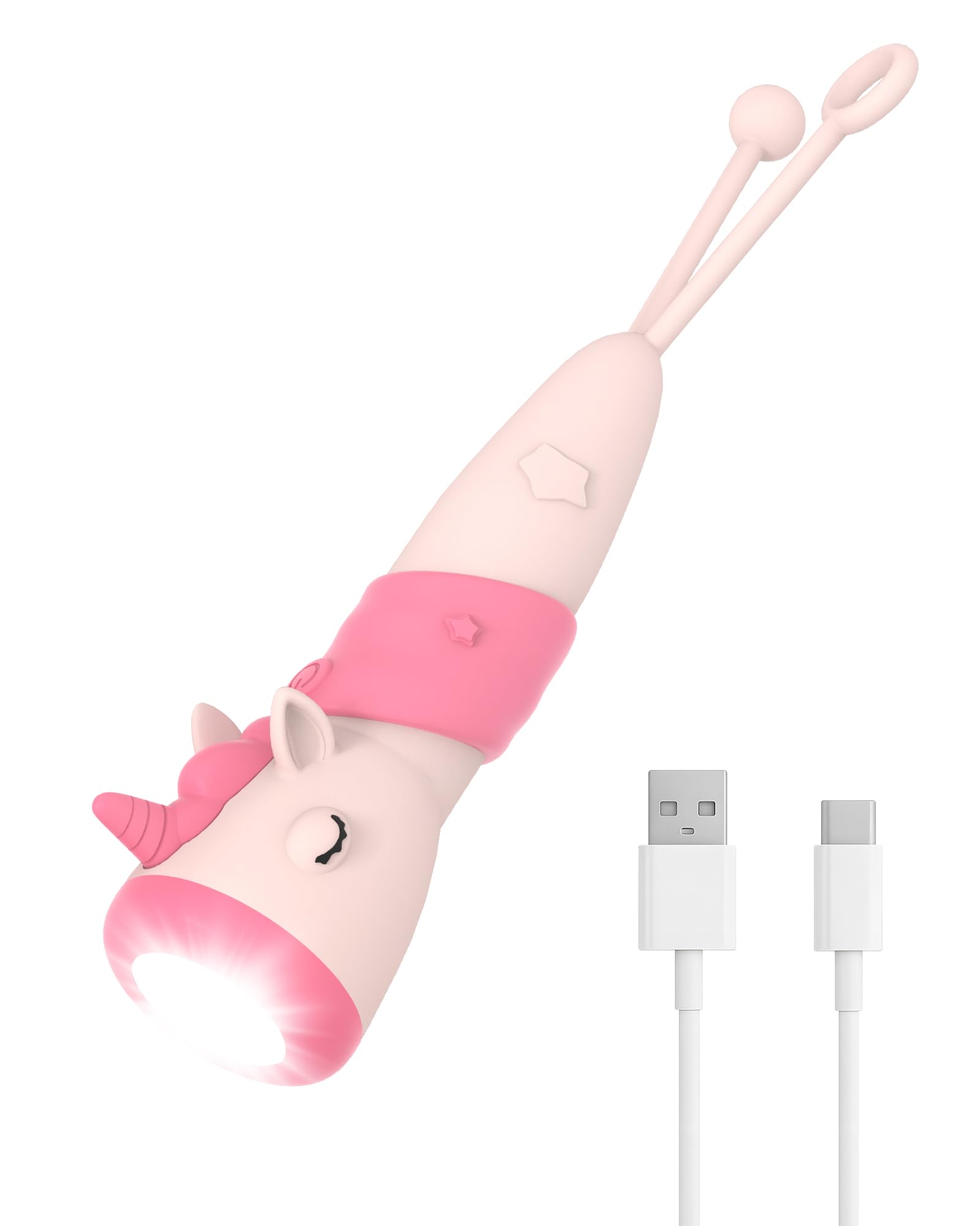 Kizmyee Silicone Kids Led Flashlight Toy for Boys & Girls, Unicorn Toys for Age 3 4 5 6 7 8 Year Old, for Camping & Outdoor Adventures, Birthday Gift