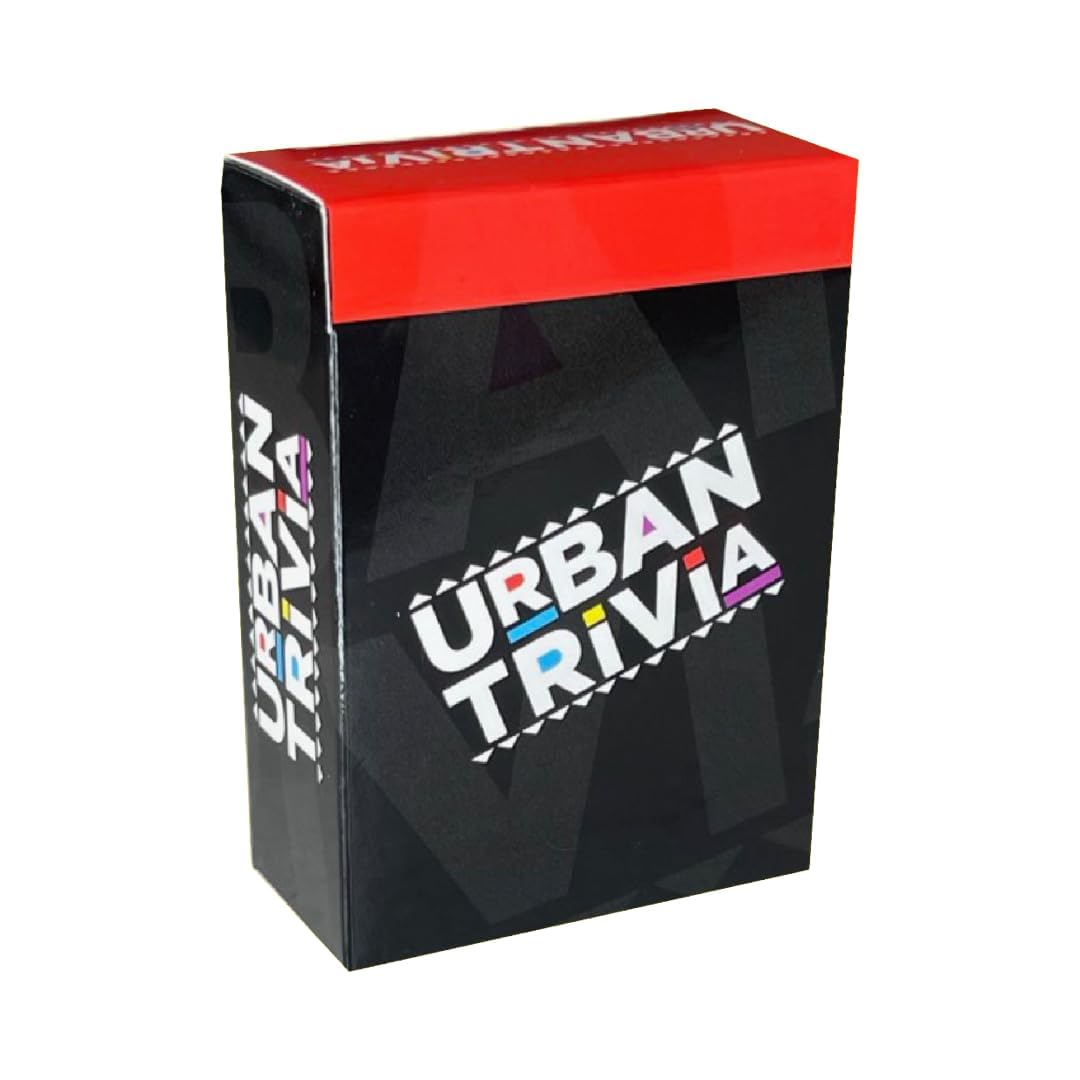 Urban Trivia - Black Card Game for The Culture! Fun Trivia on Black TV, Movies, Music, Sports, & Growing Up Black! Great for Adult Game Nights and Family Gatherings.