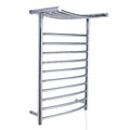 Electric Heated Towel Rack with Top Shelf 304 Stainless Steel Towel Warmer Drying Rack, Bathroom Toilet Wall Mounted Heated Towel Rail Radiator,Hardwired (Hardwired)