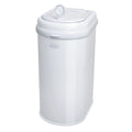 Ubbi Pet Waste Pail, Odor-Locking Cat Litter Disposal System, Stainless Steel Pet Waste Can with Safety Lock & Scoop, No Special Bags Required, White