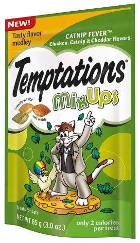 Whiskas Temptations MixUps Treats for Cats Catnip Fever (Pack of 2)
