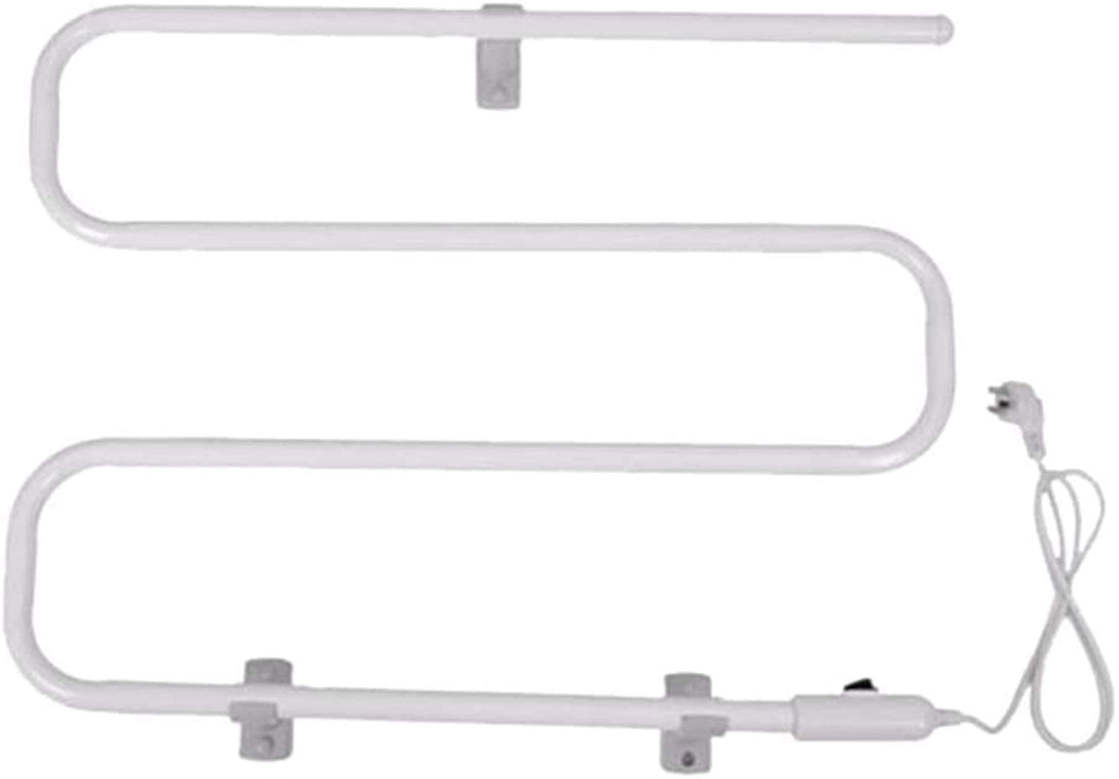 Heated Towel Rail Rails Electric Towel Warmers, Automatic Constant Temperature Waterproof No Need to Adjust The Temperature Wall-Mounted Bathroom Towel Towel Heating Drying Rack Su