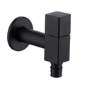Mop Pool Faucet Wall Mounted Single Cold Water Mop Sink Tap Brass Black Washing Machine Faucet Single Handle Bathroom Garden Faucet,Style A (Color : Style a)