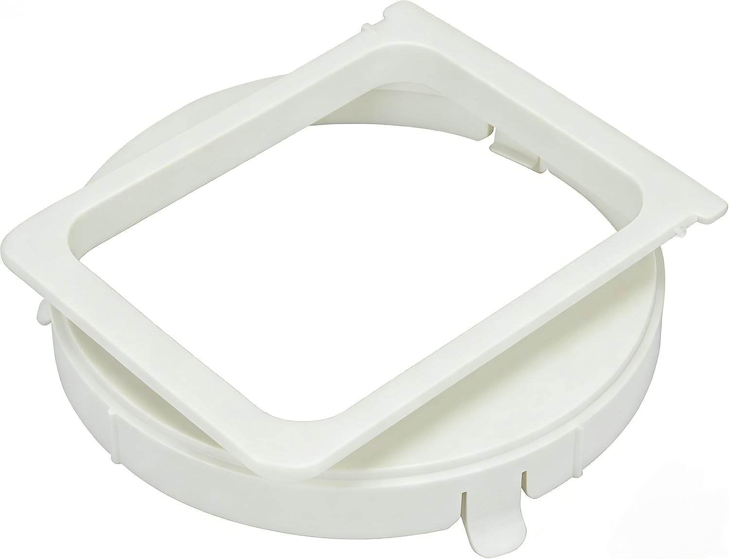 5.9 Inch Portable Air Conditioner Hose Connector, Comes with Threaded Adapter for Repairing Broken AC Hoses, PVC Replacement Adapter for Rectangle Plug-In Exhaust Port