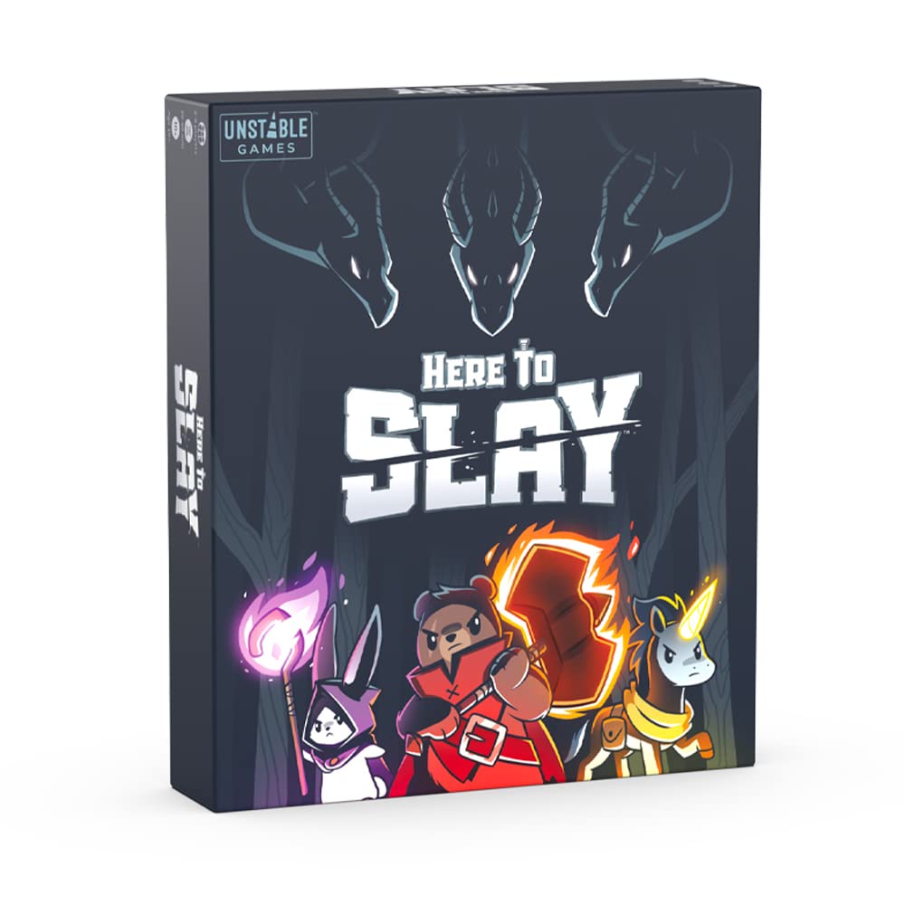 Unstable Games Here to Slay Card Game - Fantasy Adventure Strategy Game for 2-6 Players, Ages 10 and Up - Family Game Night Card Game from the Creators of Unstable Unicorns