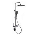 Shower System, Bathroom Shower Faucet Set with LED Digital Display Shower Fixtures Wall Mounted Shower Set with Rain Shower Head, 3 Functions Handheld Shower Head, Tub Spout, Bidet Sprayer