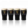 LORD'S ROCKS Guinness Official 20oz Pint Glasses – Set of 4, Branded Tulip Shape Beer Glassware – Classic Irish Pub Style