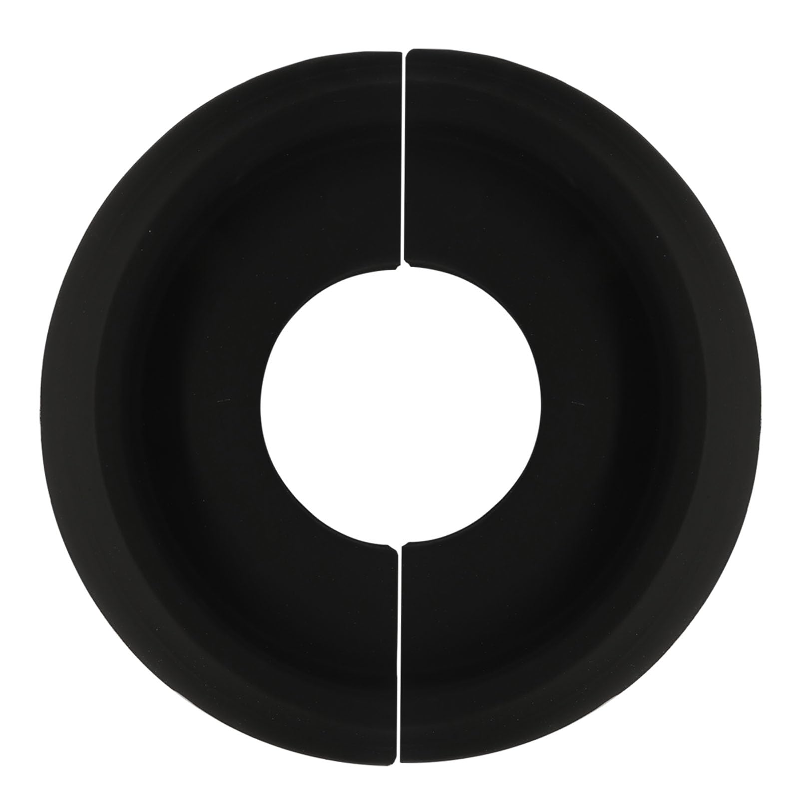 Zorfeter Split Molded Ceiling Medallion 10"OD x 4"ID, Black Ceiling Fan Cover Plate Light Fixtures Trim