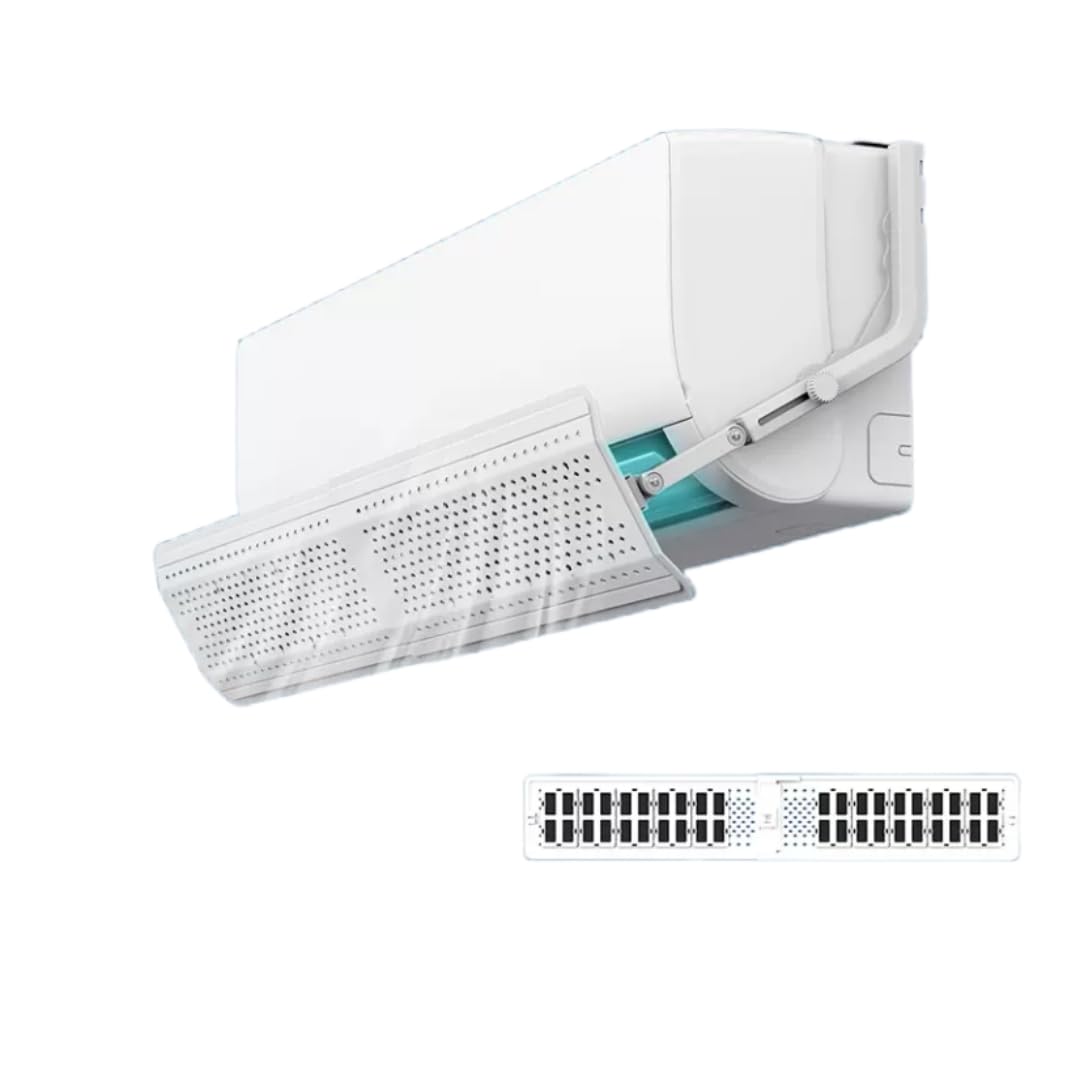 Adjustable AC Air Flow Deflector, Air Conditioner Deflector, Mini Split Vent Deflector, Anti-Direct Blowing Shield for Wall-Mounted Air Conditioners