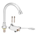 Bathroom Sink Faucet Set Foot Pedal Basin Sink Water Tap Kit Accessory Home Kitchen Use
