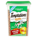 TEMPTATIONS Classic Treats for Cats Seafood Medley Flavor 16 Ounces (Pack of 2)