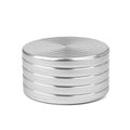 Kinetic Desk Toys, Fidget Toys Adults, 1.77'' Desk Toys for Office for Adults, Spinning Tops for Kids, Physics Toys Novelty Amusements (45MM, Silver)