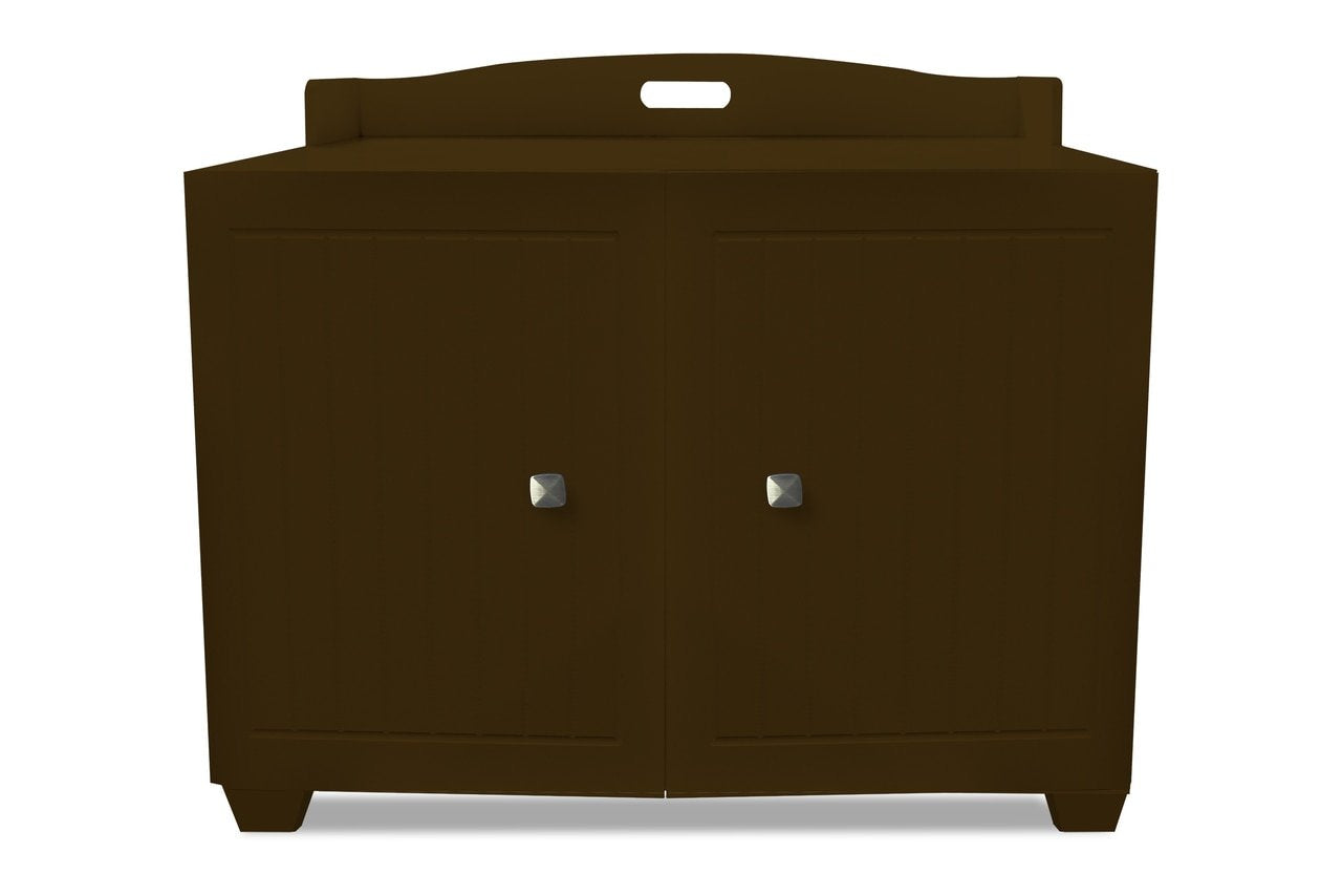 Furhaven Classic Hidden Litter Box Storage Container Cabinet - Espresso, One Size