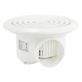 8 Inch Round Bathroom Exhaust Fan, Easy Install and Quiet Ceiling Exhaust Fan 110 CFM ,Through Wall Vent Fan, 1.0 Sones Ideal Ventilation for Bathroom,RV,Kitchen,Mobile Home