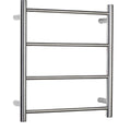 APUM Electric Heated Drying Racks for Bathroom Stainless Steel Polished Wall Mounted Towel Warmer 4 Bars Bath Towel Heater,Plugin