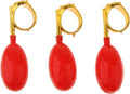 3Pcs Red Water Squirt Ring, Reusable Prank Spray Set, Pool Party Favors, April Fools Gag Gift