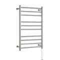 Electric Heated Towel Rack 304 Stainless Steel Heated Towel Radiator Wall-Mounted Electric Towel Warmer with 10 Bars for Bathroom Plug in (Hard Wire) ()