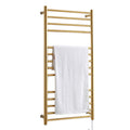 Heated Towel Warmer Rack Drying Rack, 14 Bars Electric Heated Towel Warmer Wall Mounted Towel Warmer Rack/for Bathroom Towel Heater Rail/Hardwired