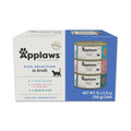 Applaws Natural Wet Cat Food in Broth, Limited and Natural Ingredients, High Protein with No Artificial Additives, Fish Selection Variety Pack in Broth (12 x 5.5oz Cans)