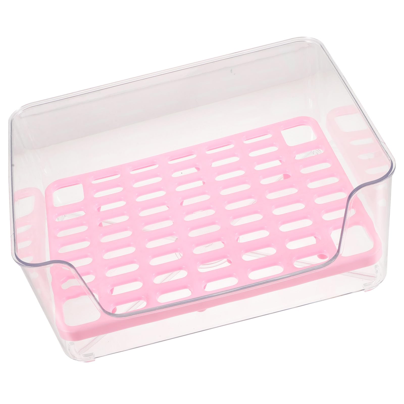 Pet Litter Box High Side Cat Toilet Acrylic Medium Size Anti-Splash Puppy Kitten Litter Pan for Indoor Housebreaking