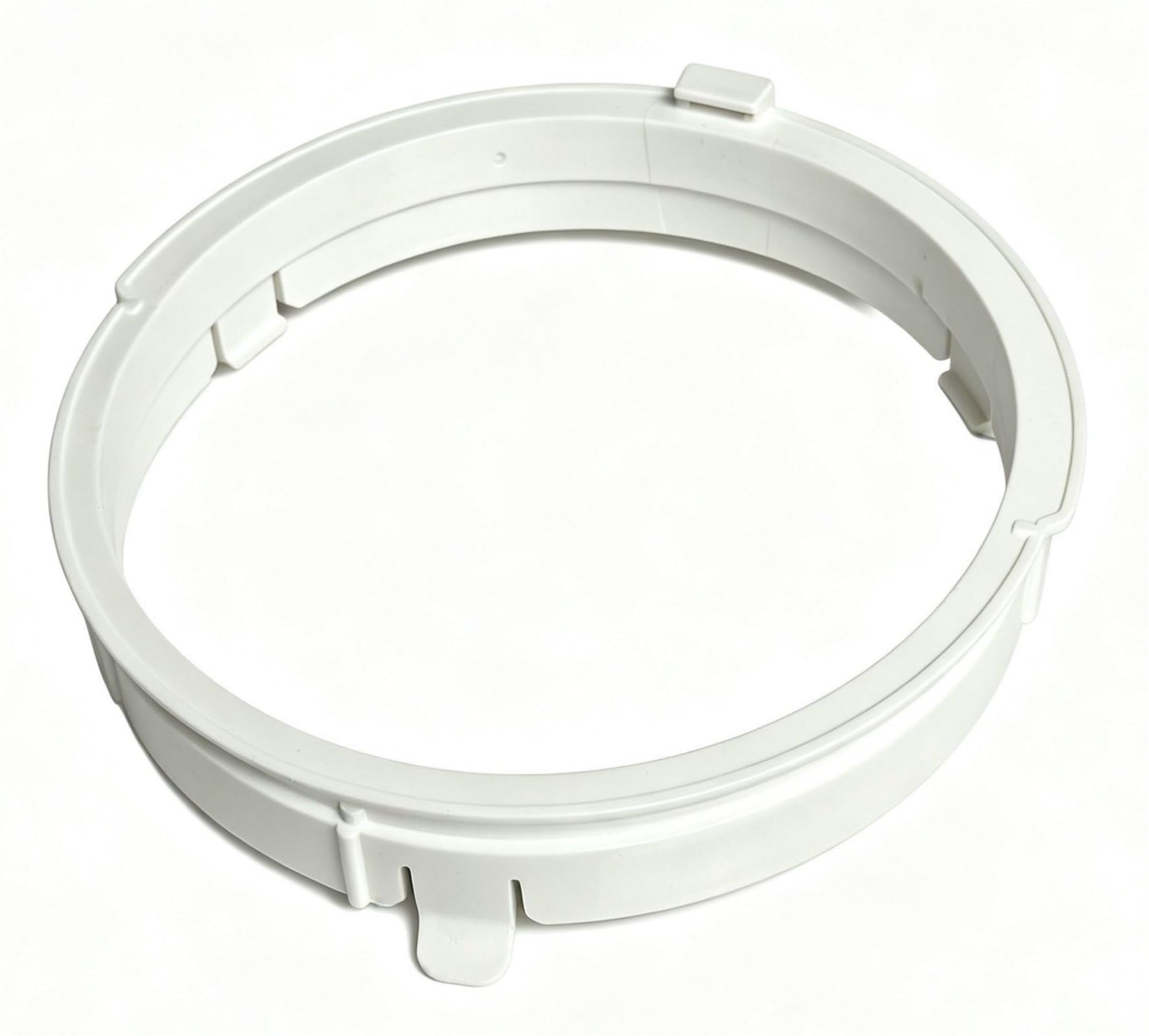 5.9 Inch Portable Air Conditioner Hose Connector, Comes with Threaded Adapter for Repairing Broken AC Hoses, PVC Replacement Adapter for Round Plug-In Exhaust Port