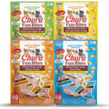 INABA Churu Fun Bites for Cats, Soft & Chewy Baked Chicken Wrapped Filled Cat Treats with Taurine, 0.42 Ounces Each Tetra, 12 Tetras, 4 Flavor Variety Pack