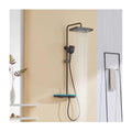 Shower System Digital Piano Shower Faucet Set 3 Functions Shower Fixtures Wall Mount Bathroom Shower Faucet Set with 3 Modes Handheld Sprayer, Rain Shower Head, Waterfall Bathtub Spout