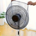 1PC Washable Fan Dust Cover with Finger - Guard Safety Net for Home/Office Use, WhiteElasticity