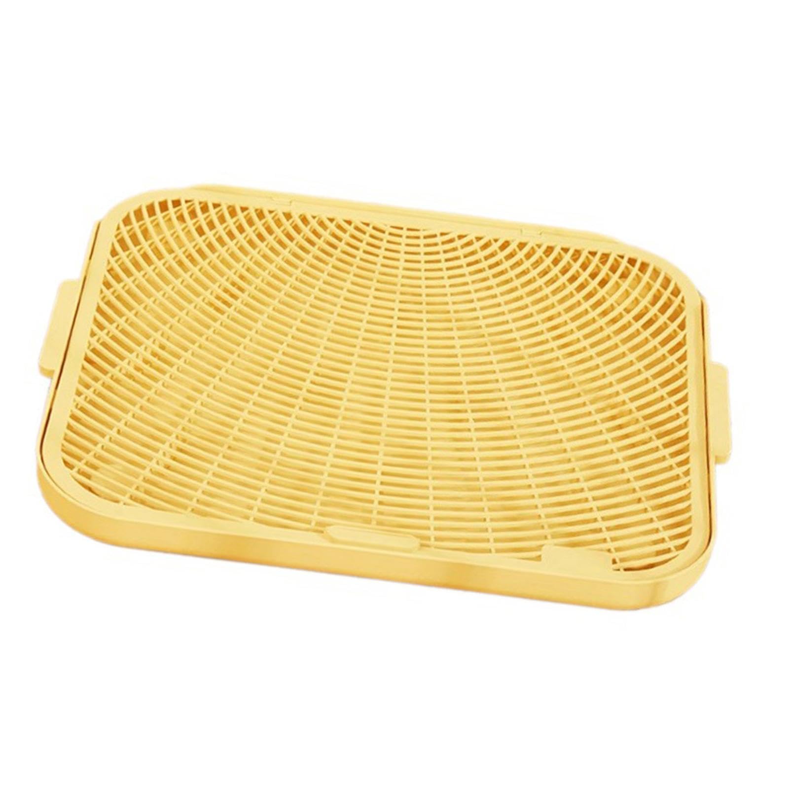 HouseVibe Cat Litter Ramp Trapper Mat Washable Double Layered Trapping Mat with Non-Slip Surface Step for Indoor Cats Balcony Living Room- Small