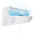 Air Conditioner Deflector,Adjustable Retractable Blinds Suitable for Mini split AC/Heating System,Enhance Cooling and Heating Circulation,Compatible for Daikin?Carrier?Gree?senville?COSTWA