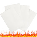 4 Pcs High Temperature Gasket Paper, Ceramic Fiber Gasket Material Fireproof Insulation Sheet for Pellet Stove, Wood Stove, Kiln, Boiler, Forge, RV Furnace Gaskets DIY Cut, 7" x 10"x1/8" Thick