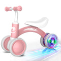 Gamfeiny Colorful Lighting Baby Balance Bike Toys for 1 Year Old Boy Girl Gifts, 10-36 Month Toddler Balance Bike, No Pedal 4 Silence Wheels & Soft Seat First Riding on Toys, 1st Birthday Gifts