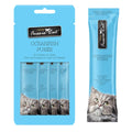 Fussie Cat Ocean Fish Puree, lickable cat Treats, 0.5oz Pouch Pack of 4