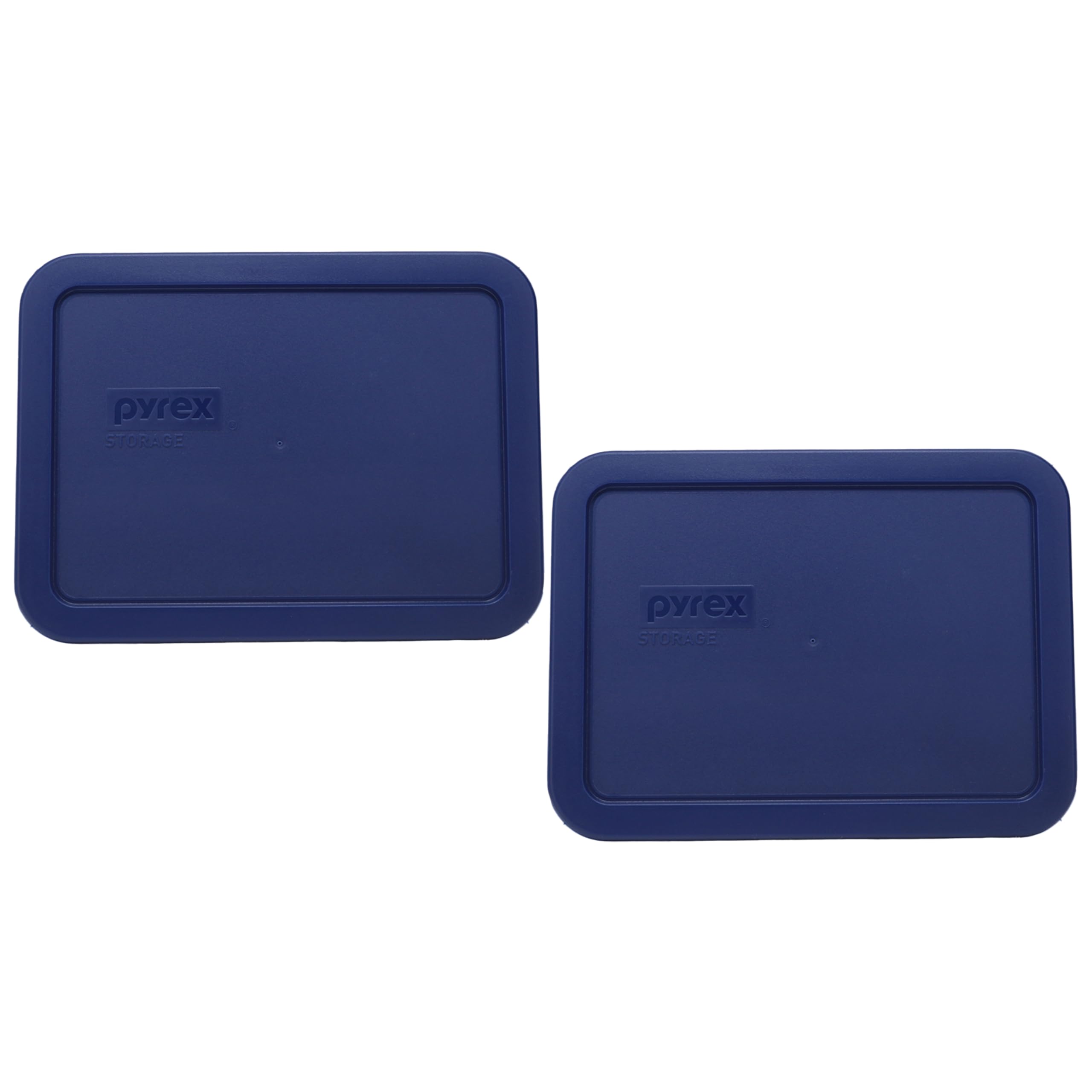 Pyrex 7210-PC 3-Cup Blue Food Storage Replacement Lid (2-Pack) - Made in the USA