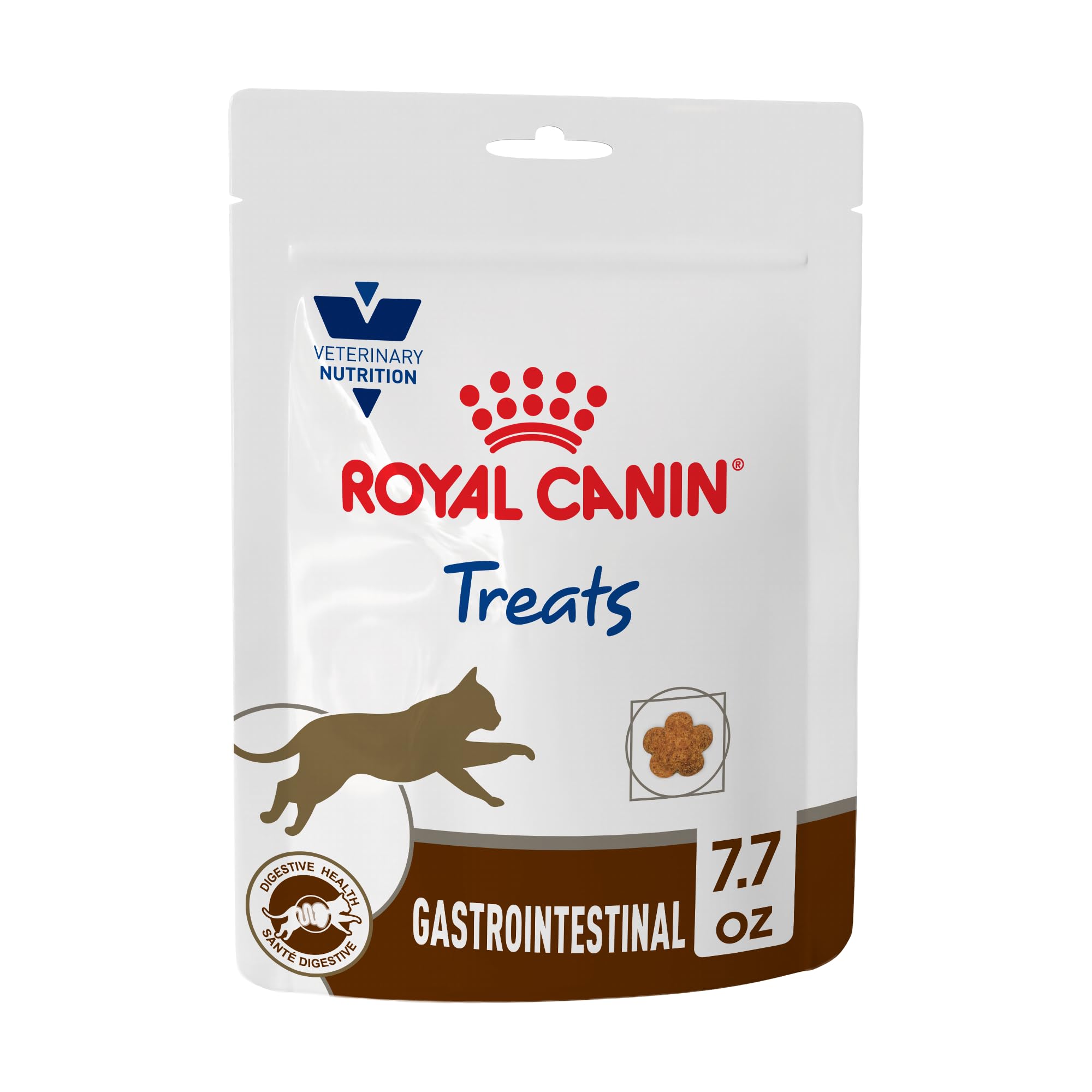 Royal Canin Veterinary Diet Feline Gastrointestinal Treats Adult Dry Cat Food, 7.7 oz. Bag
